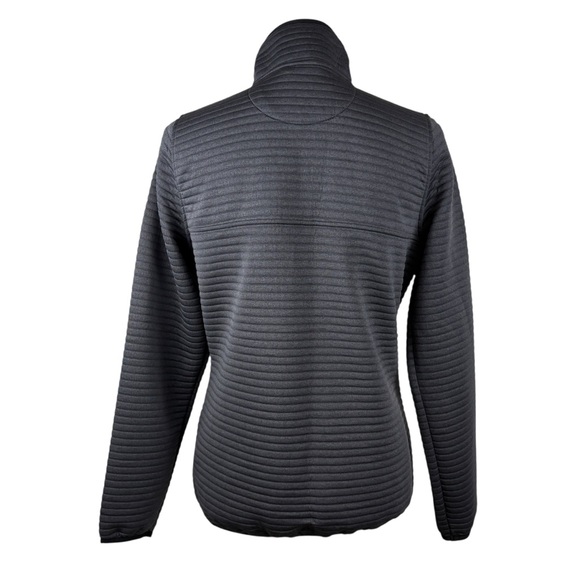 LL Bean Women's Airlight Knit Grey 1/4 Snap Front Pullover XS Hiking - Picture 4 of 8